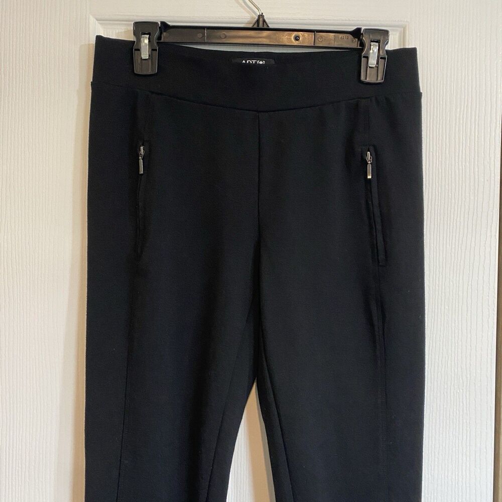 Apt 9 Stretchy Woman’s Pants Black Zippers Work School